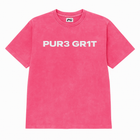 PUR3GR1T Pink Tee